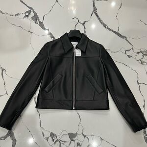Coach Black Leather Jacket